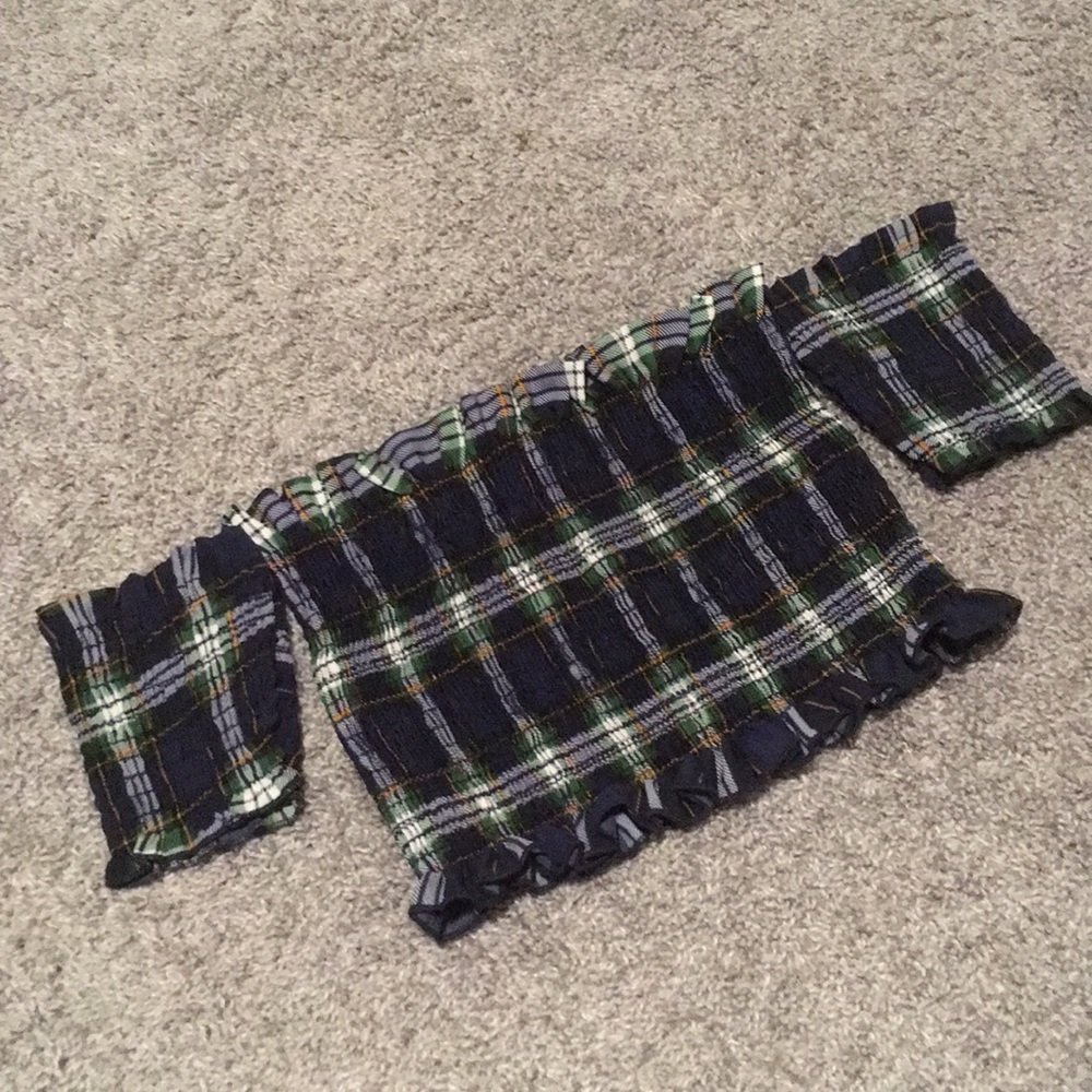 Plaid Crop Top